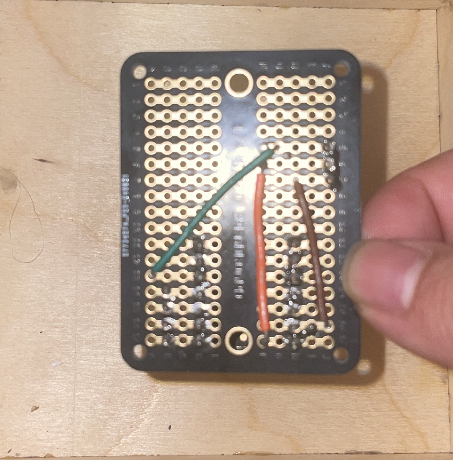 removable soldered protoboard